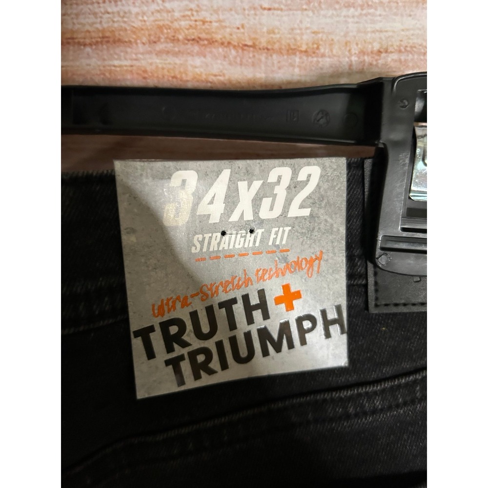 Truth and triumph black jeans